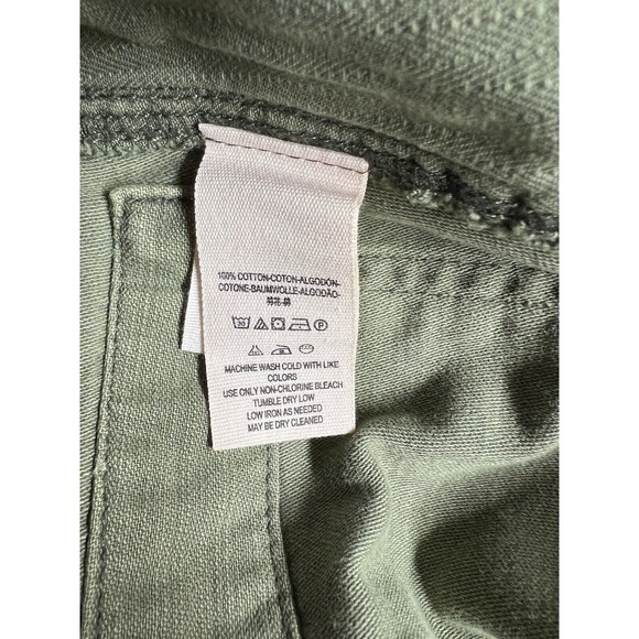 FREE PEOPLE Shorts Green Cut Off Daisy Dukes Hot Shorties Frayed Women’s Size 10 - Picture 7 of 7